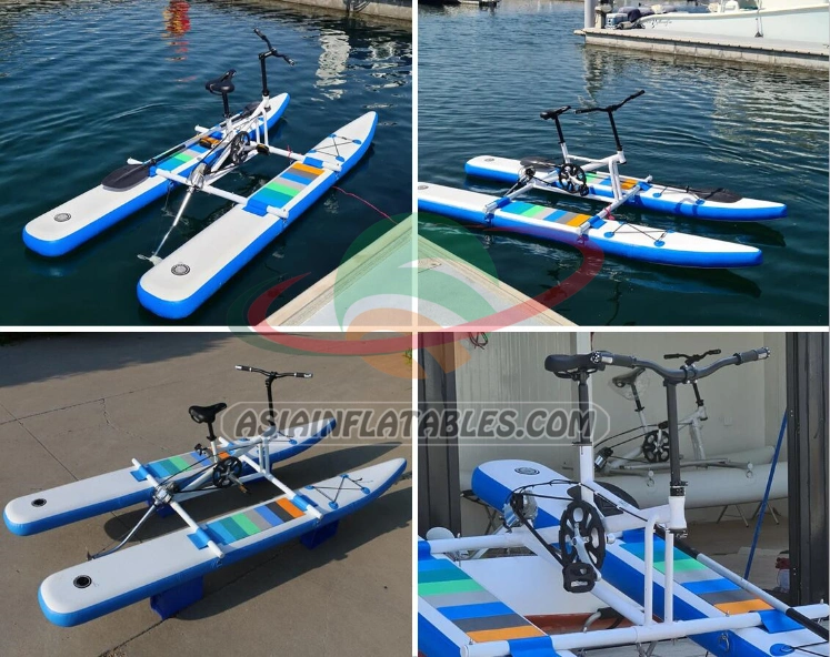 Good Quality Water Park Single Player Inflatable Water Floating Bicycle Sea Water Bike