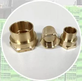 U. S. Standard Brass Compression Tube Gas Fitting Copper Union Straight Connector