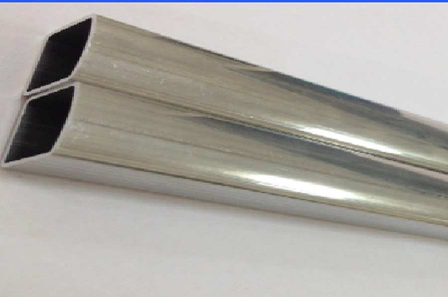 Seamless Cold Rolled Aluminum Tube Polished Hairline Satin Welded O Header Tube