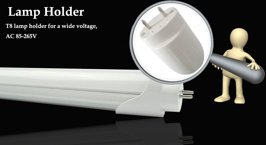 Wholesale High Quality T8 LED Tube 160lm/W Aluminum Housing 9W 0.6m Material Half Aluminum Half PC