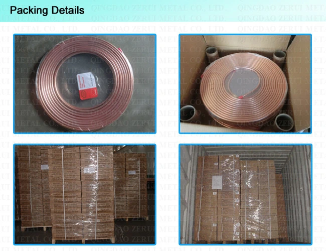 Pancake Coiled Pipe Copper Water Tube Soft Annealed