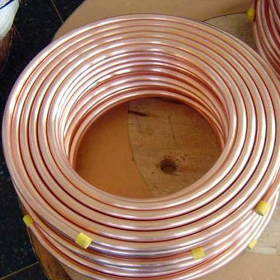 Insulated Copper Coil Pipes Custom Size Copper Pipe Tube for Air Conditioners