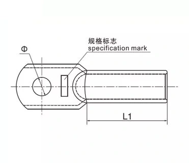 G Type Electrical Tube Copper Connecting Terminal Lug Electrical Tube Connector