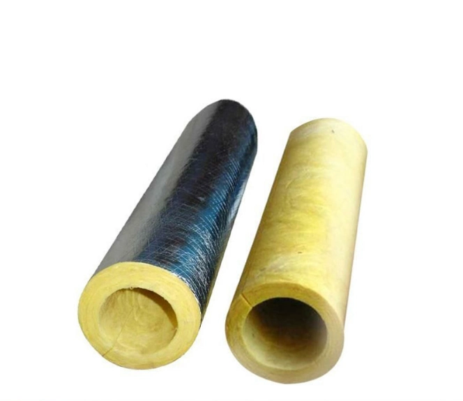 Acoustic Insulation Tube/Pipe Heatproof and Waterproof Glass Wool for Construction Material