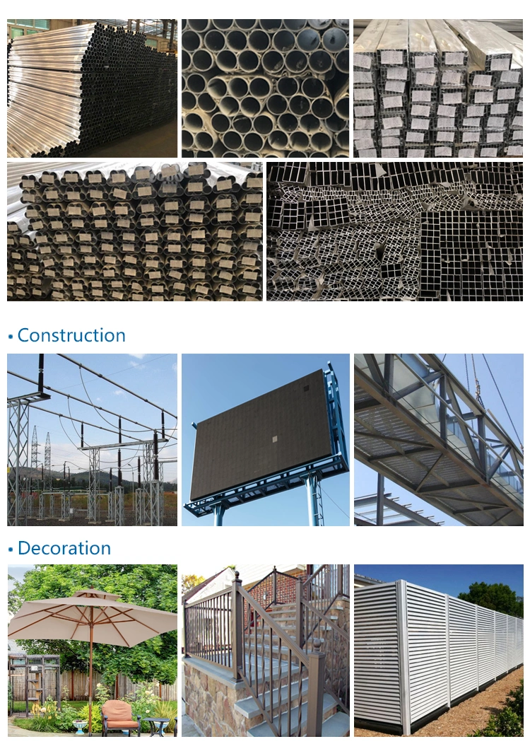 Extrusion Hot Sell Wholesale Aluminium Square Tube Material