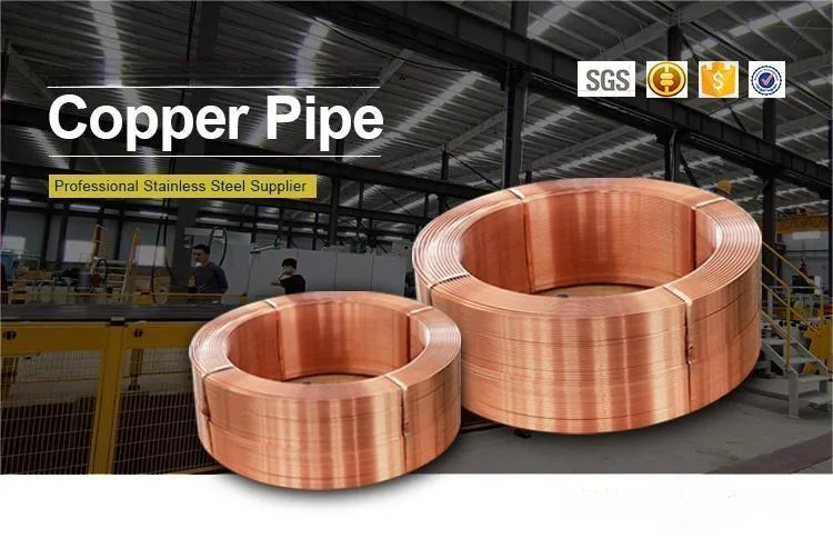 Custom Size Copper Pipe 15mm Tube 3/8&quot; Insulated Copper Pipes for Air Conditioners Copper Pipes Coils