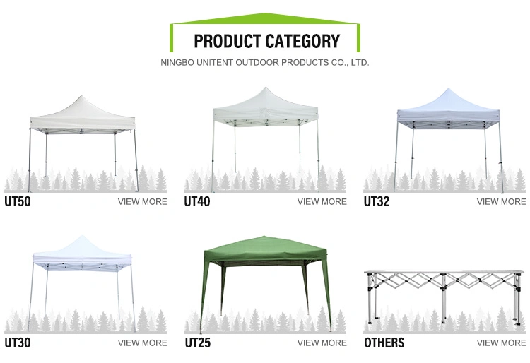 3X3 Aluminum Pop up Gazebo Hexagonal Tube 40mm