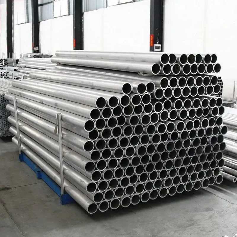 6061 6063 7075 Aluminum Tube Industrial Round Square Aluminum Pipe Rectangular Anodized Extruded Alloy Aluminum Tube