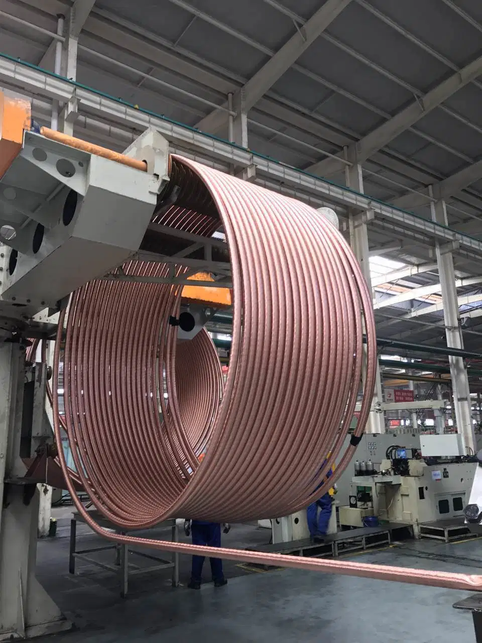 Lwc Heat Exchanger Copper Pancake Coil Copper Tube