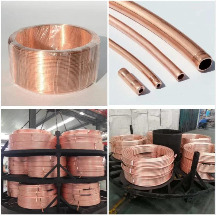 Copperair Conditioner Cooper Pipe 6mm 15mm 22mm 25mm AC Copper Pancake Rolls Coil Tube Pipe