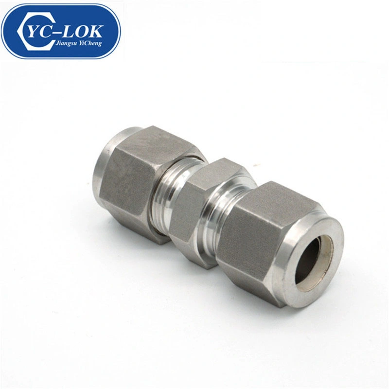 Forged Equal Union Tee /Copper Ferrule Tube Fitting/3 Ways Pipe Joint Tee Union Hydraulic Tube Fitting