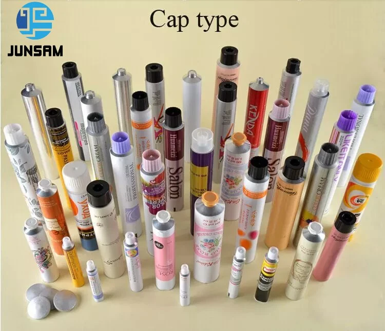 Neutral Packing Tube Cosmetic Collapsible Metal Packing Aluminum Tubes with Metric Sealed Nozzle