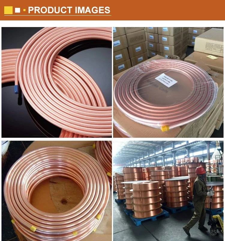 Copper Cold Drawn Seamless Straight Pure Copper Heat Tube Bare Copper Tube for Air Condition