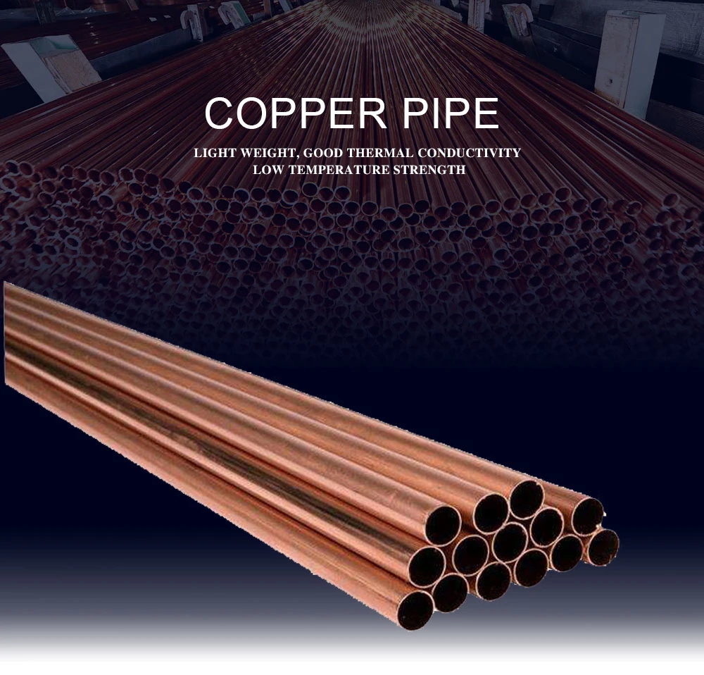 C21000 C22000 Copper Tube 22mm Copper Pipe H59 H62 Brass Thick Wall Copper Pipe