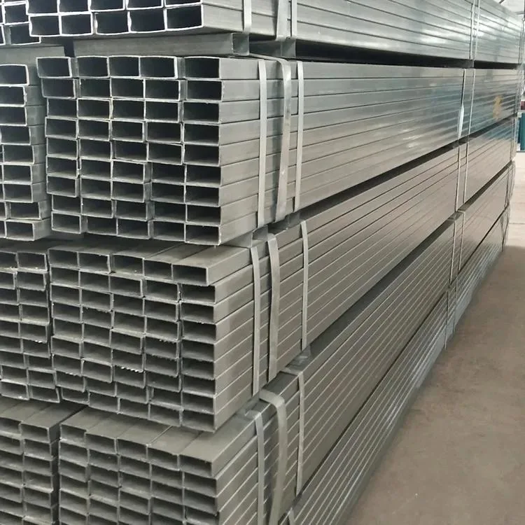 Q235B Galvanized Carbon Steel Square Rectangular Tube for Fence Construction