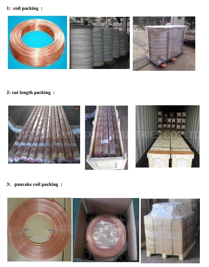 Bundy Tubes Coated with Copper Used for Refrigerator, Freezer Evaporator Condenser Pipes