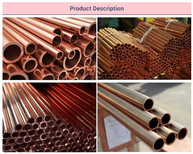 C12200 Soft Seamless Copper Pipe Tube /Red Bright/ Brass Tube /Pipe Coated Steel Bundy Tube for Refrigeration Part Copper Strip/Coil/Tube/Pipe