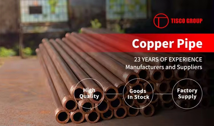 5 Inch 1/2 Red Split Air Conditioner Tube Pancake Copper Pipes