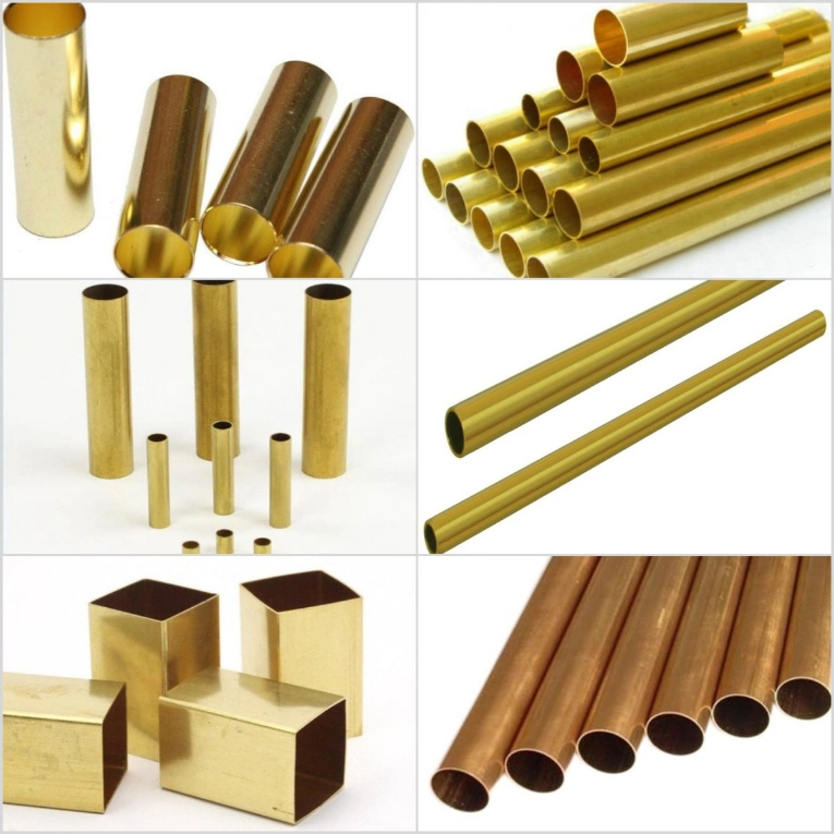 OEM Thin Wall Brass Pipe C26800 C2800 Copper Brass Tube for Water Pipe