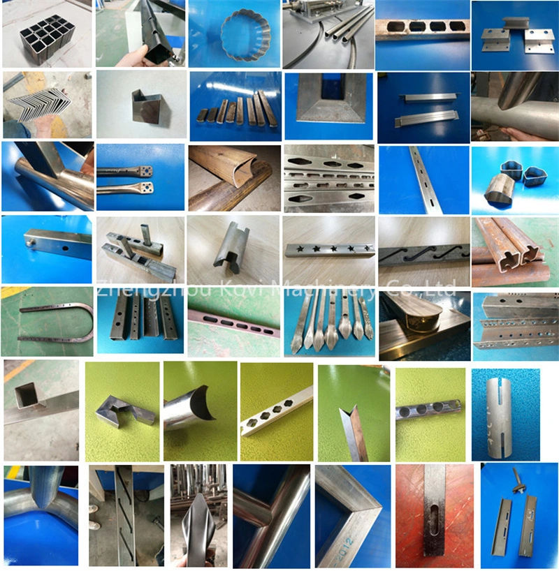 Hydraulic CNC Sheet Metal Tube Pipe Hole Round Square Punching Machine Aluminum Pipe Notching Machine