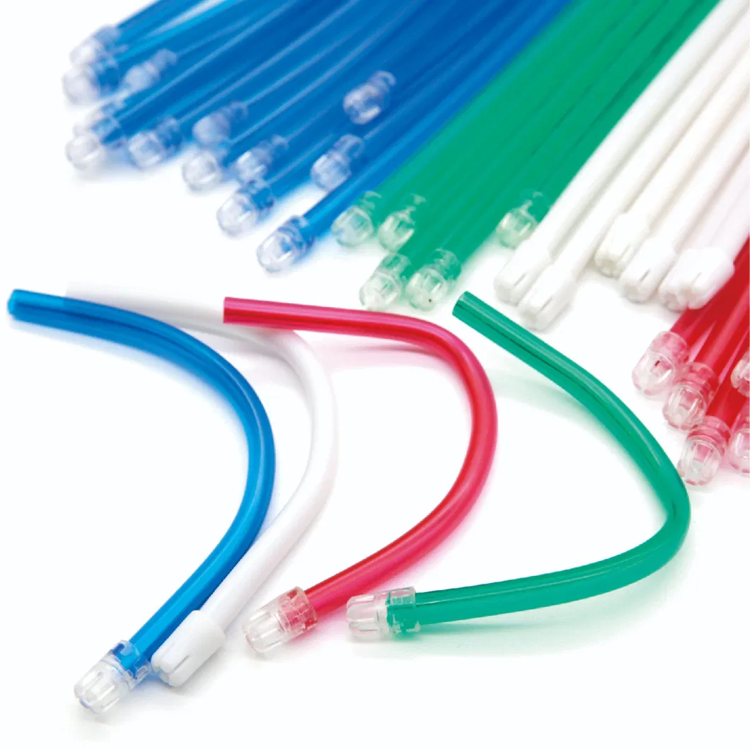 Bendable White Tube with White Tips Saliva Ejector