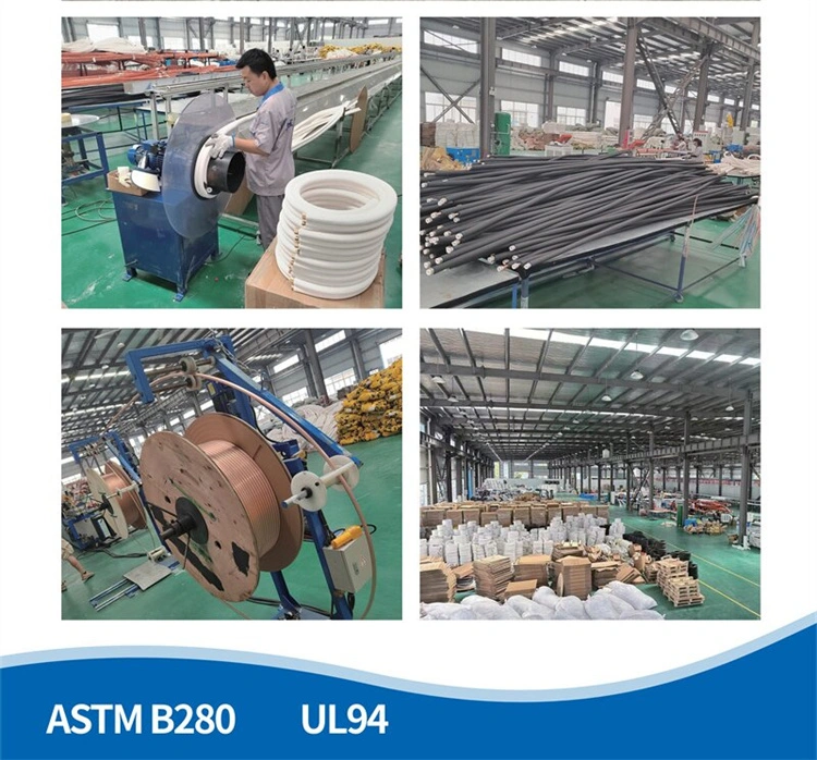 Factory ASTM B280 Insulated Copper Pipe with Corrugated Tube