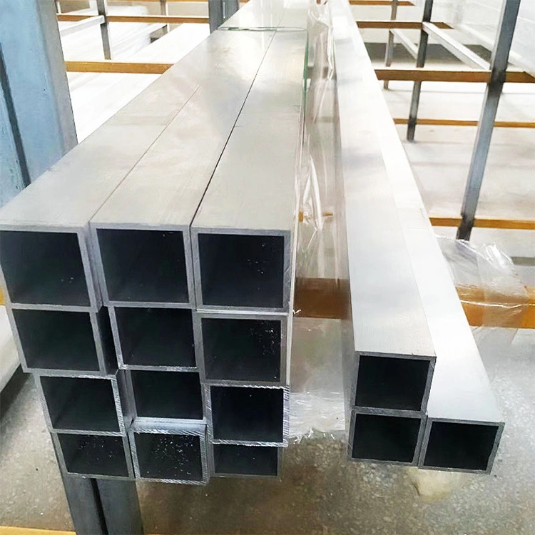 Jiangsu Manufacturer Extrusion Colorful Anodized Rectangular Pipe Square Tube Aluminium Aluminio Tubo