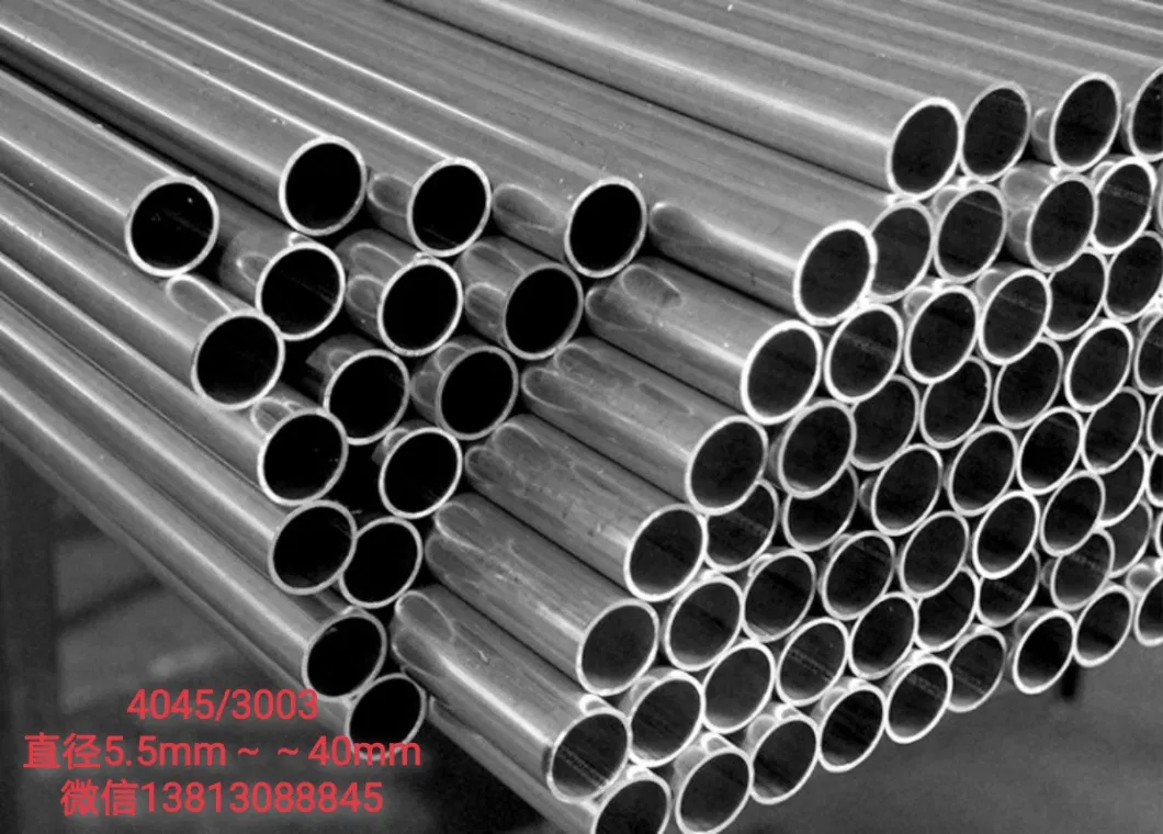 Multi-Type Condenser Aluminum Welded Tube with Aluminium Brazing Flux