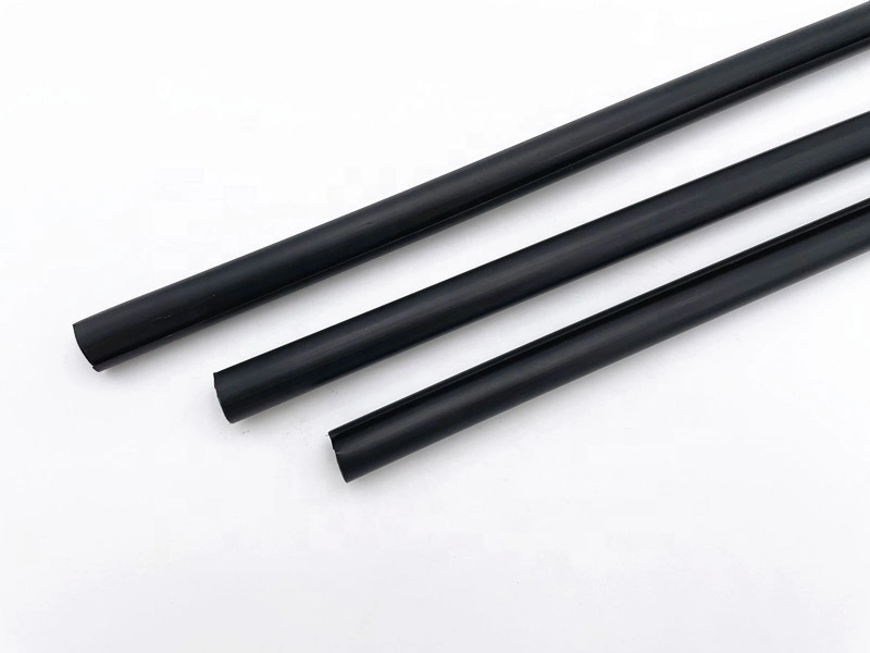 Different Lengths Plastic Pipe Black PVC PE Tubing for Wire Cable Protection