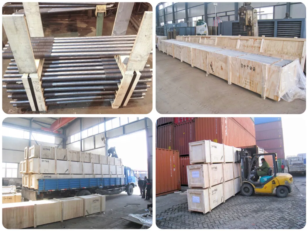 Brazing Elliptic/Elliptical/Oval Finned Tube with Rectangular Fins for Air Cooled Heat Exchanger