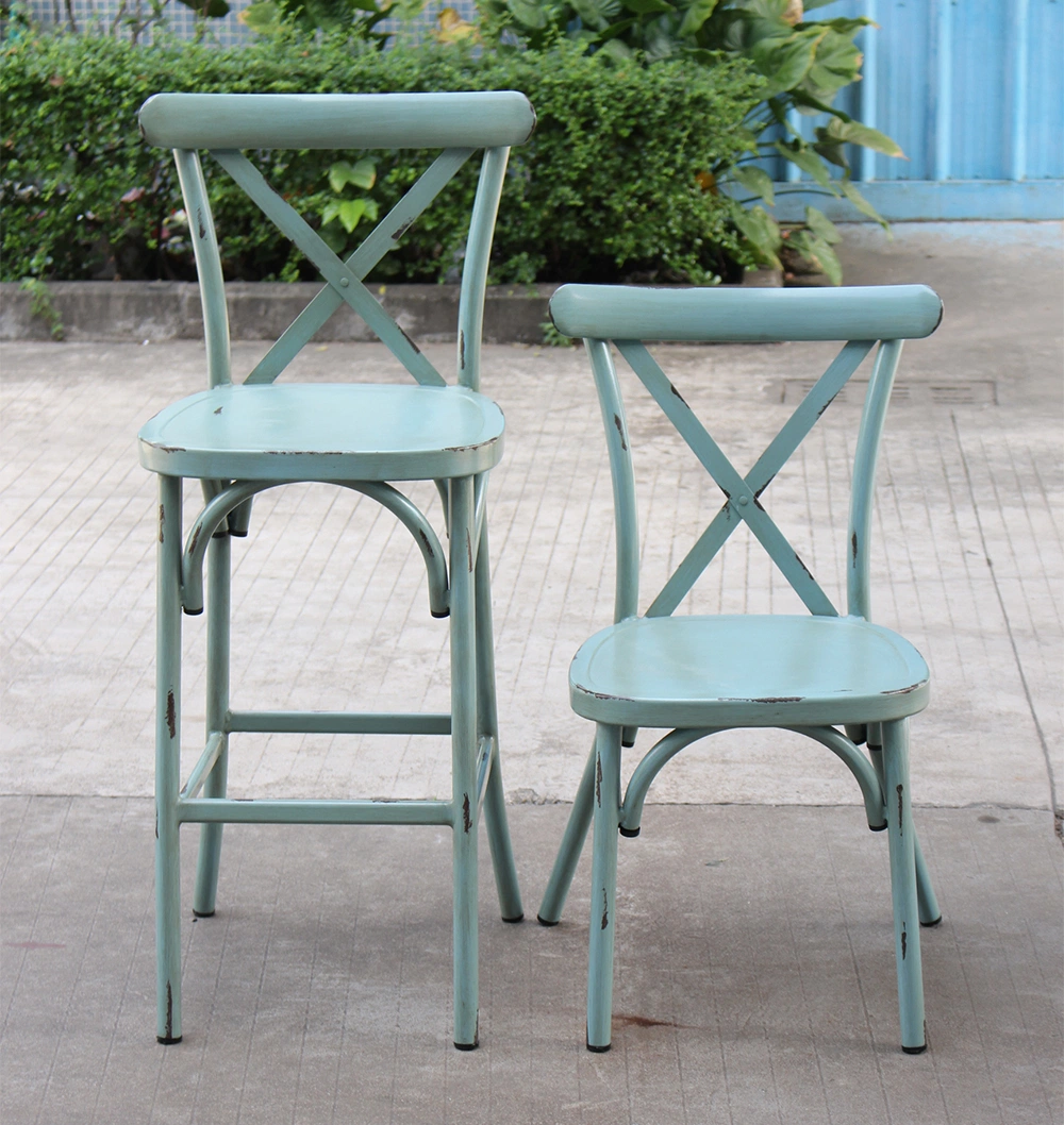 Wholesale High Quality Durable Aluminum Tube Design Tall Bar Chair