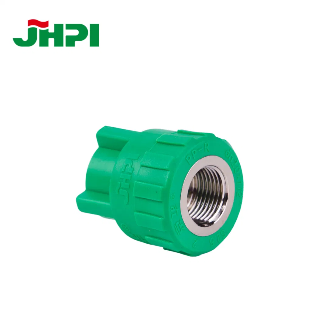 Export Green Copper Internal Thread PPR Hot and Cold Water Pipe Fittings