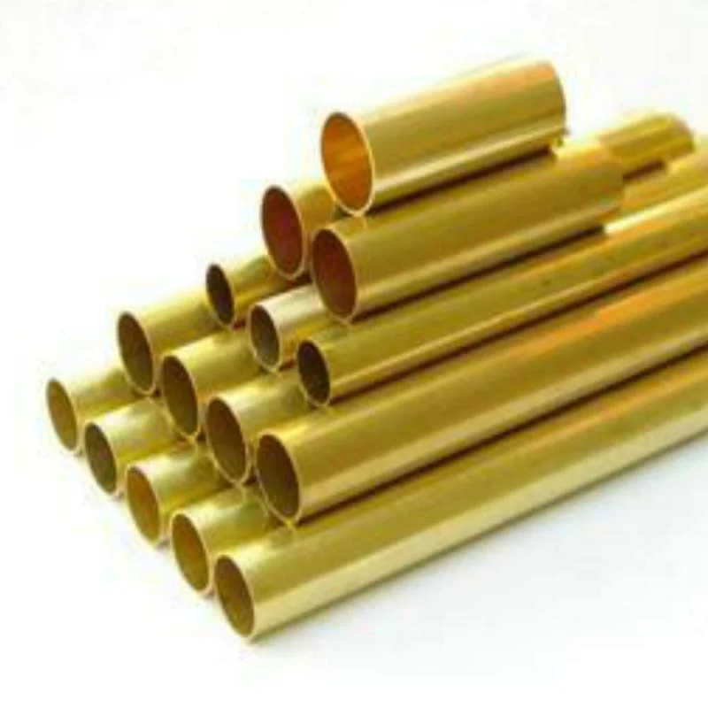 Round Brass Pipe Cold Rolled Al-Brass Alloy Tube Cold Rolled 1.5mm Thickness Brass Round Tube