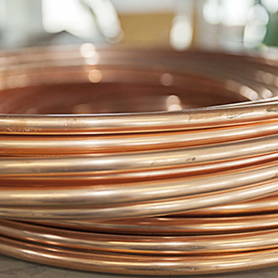 Insulated Copper Coil Pipes Custom Size Copper Pipe Tube for Air Conditioners