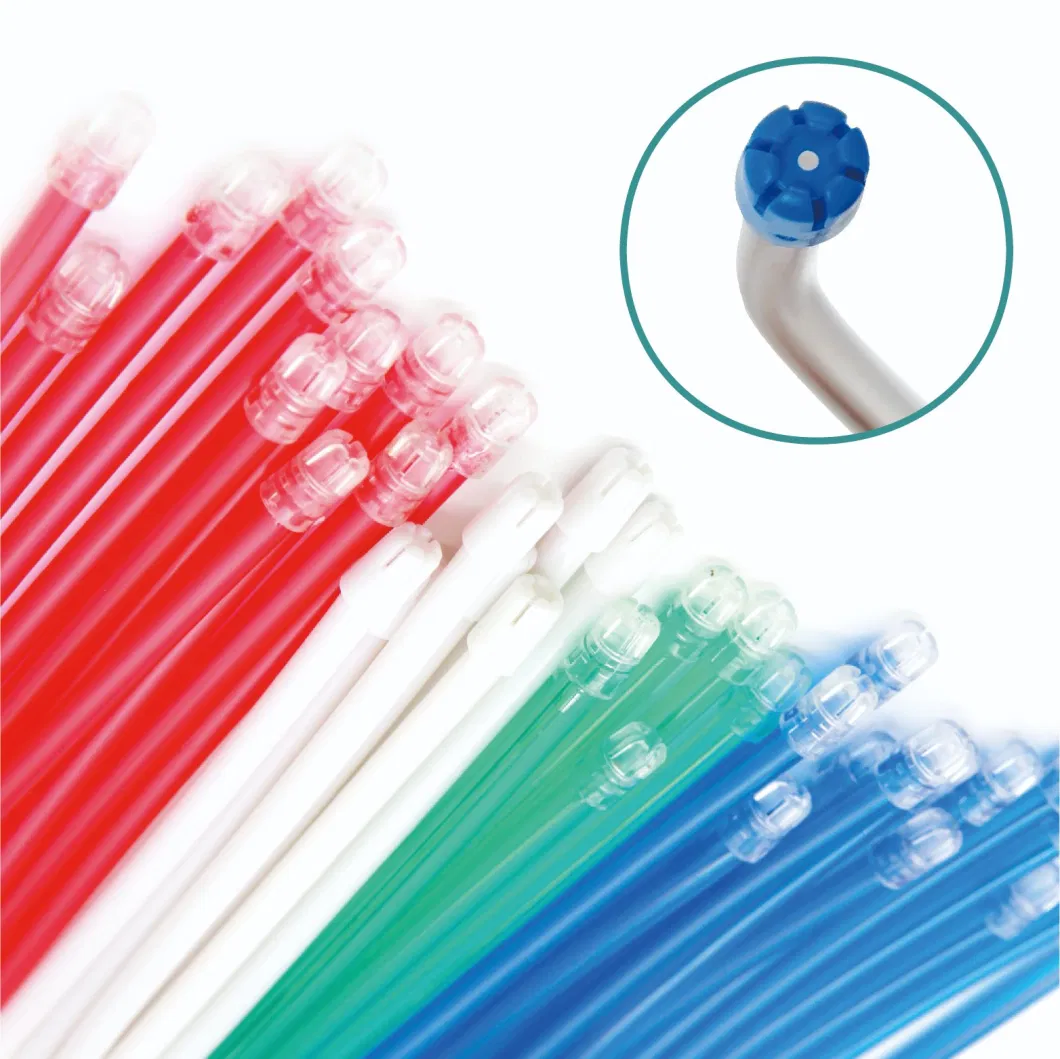 Bendable White Tube with White Tips Saliva Ejector