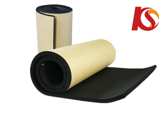 NBR PVC Foam Insulated Tube Rubber Pipe Insulation for Air Conditioning Refrigeration Copper Tubes