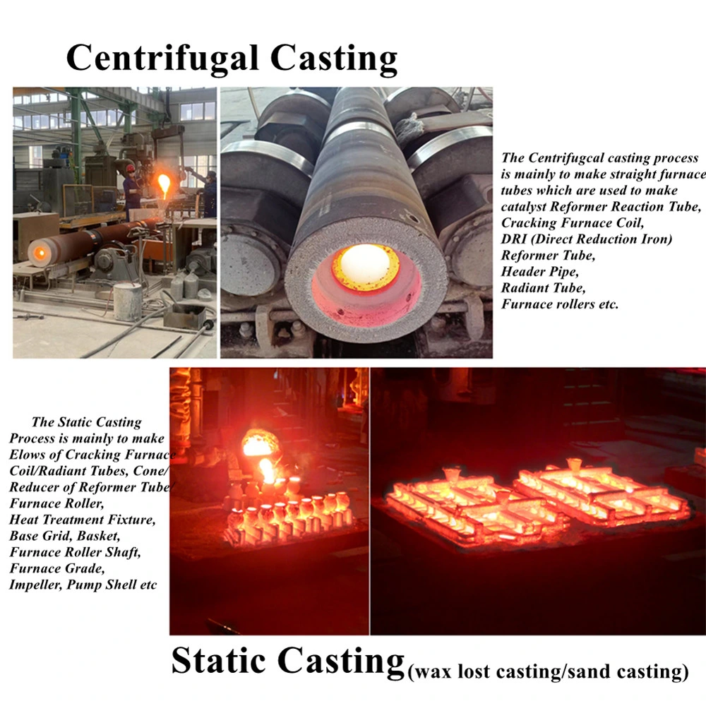 Single End Type Radiant Tube, U Type, W Type, P Type Radiant Tube Cast