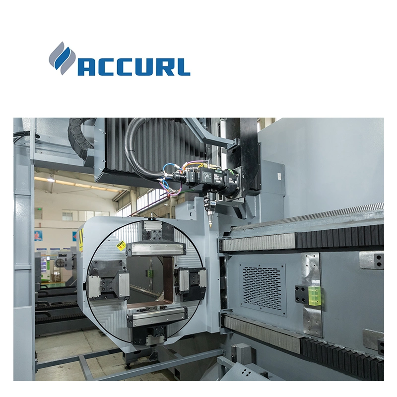 Accurl 10% Price off Economical 10000W Factory Direct Raycus Ipg Tubeline Laser Cutting on Tube / Metal Copper Cutter Pipe