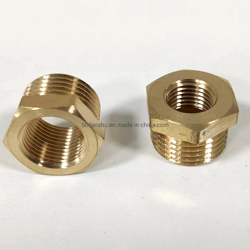 Brass Plumbing Fittings Bushing Manufacture Experience Dimension 1/2 - 1 Inch Brass Pipe Fitting