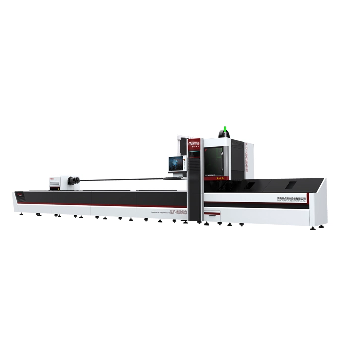 CNC Metal Pipe Tube Fiber Laser Cutting Machine Price for Stainless / Carbon / Mild Steel / Brass / Copper