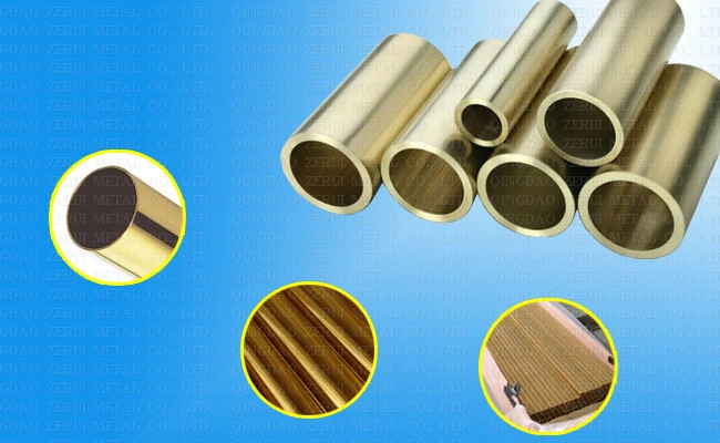 Solid 1&quot;X1mm Polished Brass Round Pipe Tube for Heat Exchanger