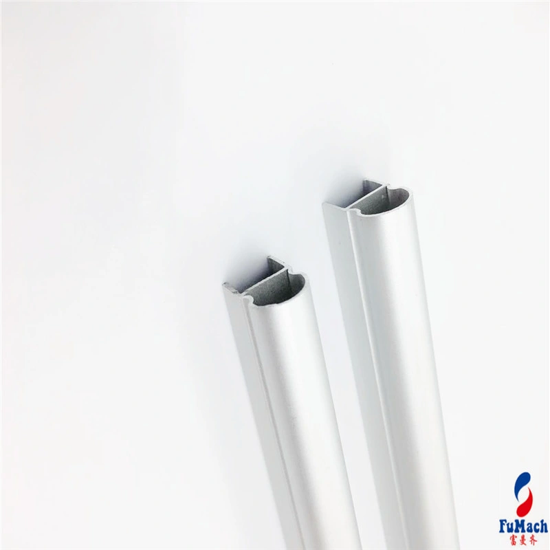 Round Tube OEM for Industry Silvery Anodized Aluminium Hollow Profile