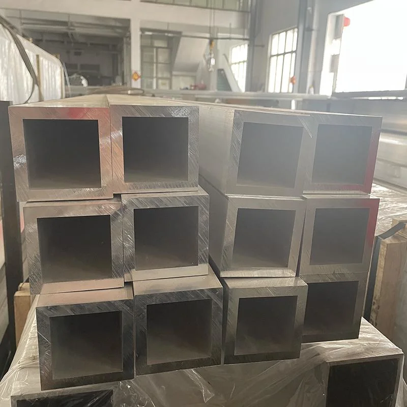 Fast Delivery Extruded Square/ Rectangular Tubes Aluminum Pipes for Bending