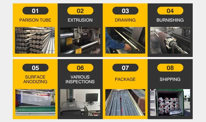 High Strength Mill Finish Surface Aluminum Rectangular Tube/Round Pipe/Square Tube Factory Price