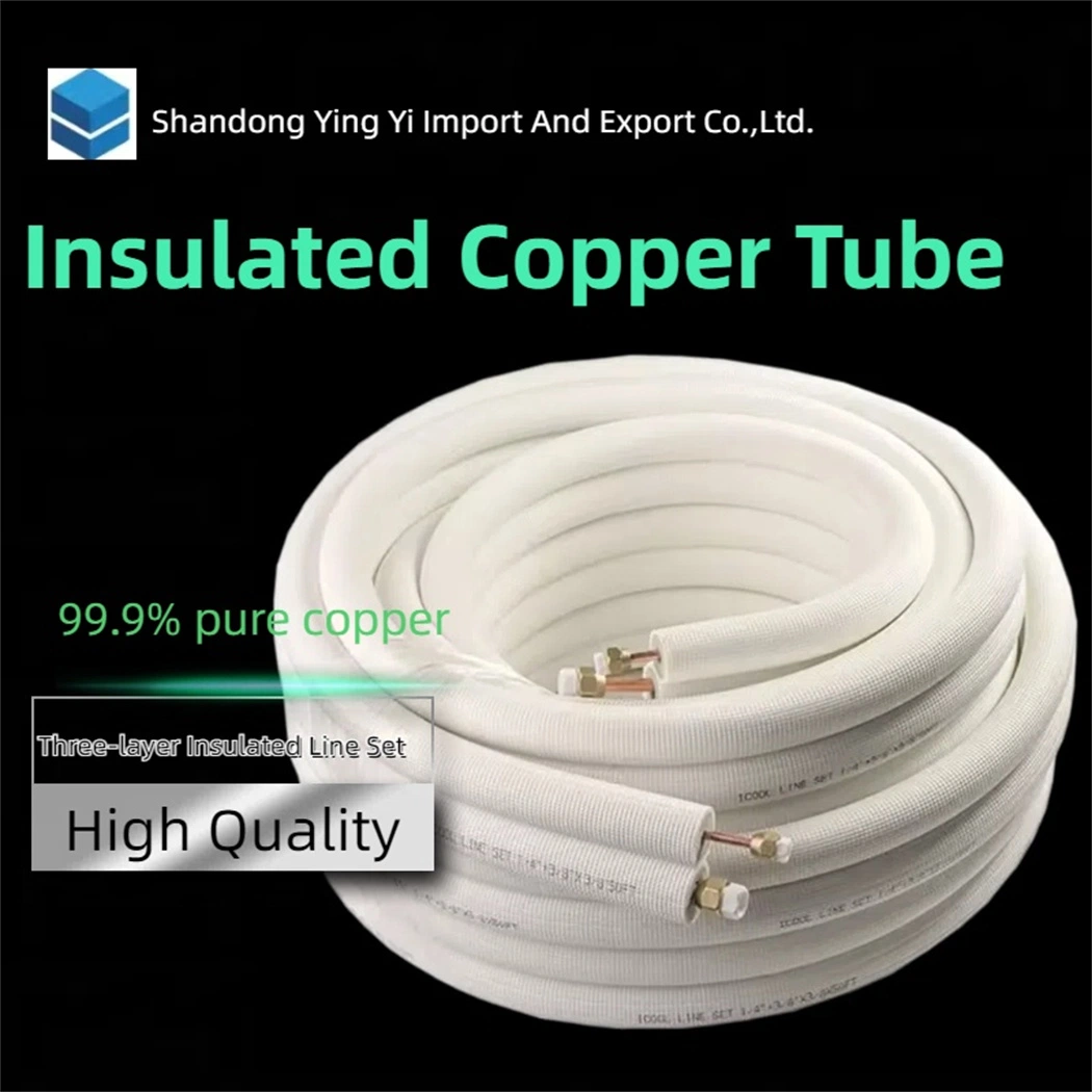 Twin Pair Coil Tube Insulated Copper Air Conditioning Tube