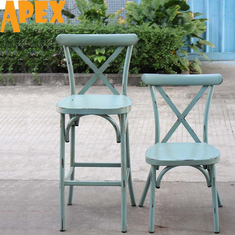 Wholesale High Quality Durable Aluminum Tube Design Tall Bar Chair