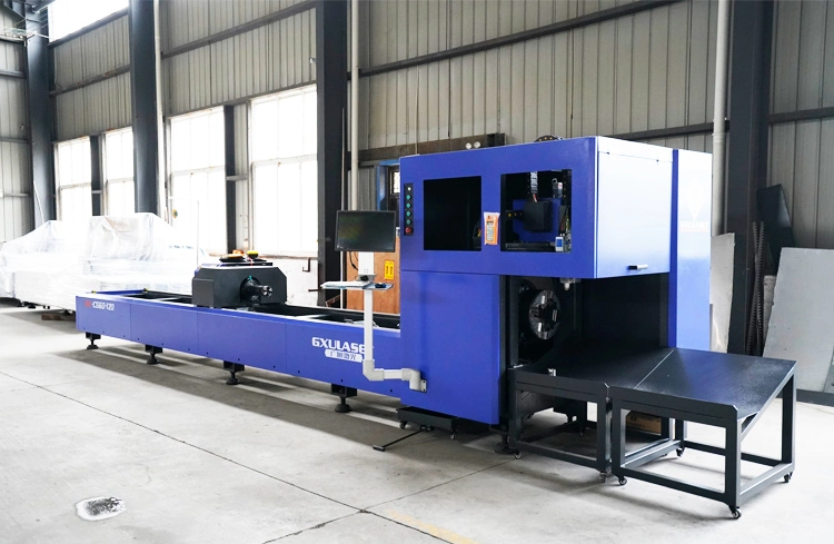 Gxu Iron Aluminum Copper Pipe Processing Fiber Laser Tube Cutting Machine for Sale