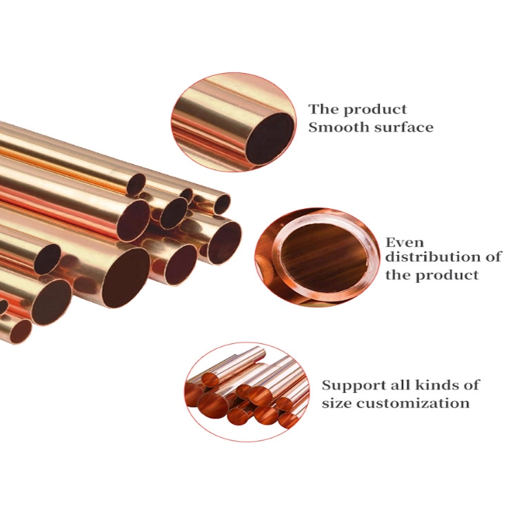 8mm Diameter Copper Pipe Cheap Price Straight Copper C12000 32mm Cooper Tube