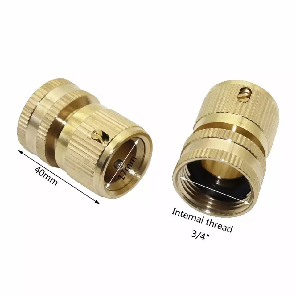 3/4 Inch Male Female Thread Copper Quick Connector Garden Water Connection Accessories Car Washing Pipe Fittings