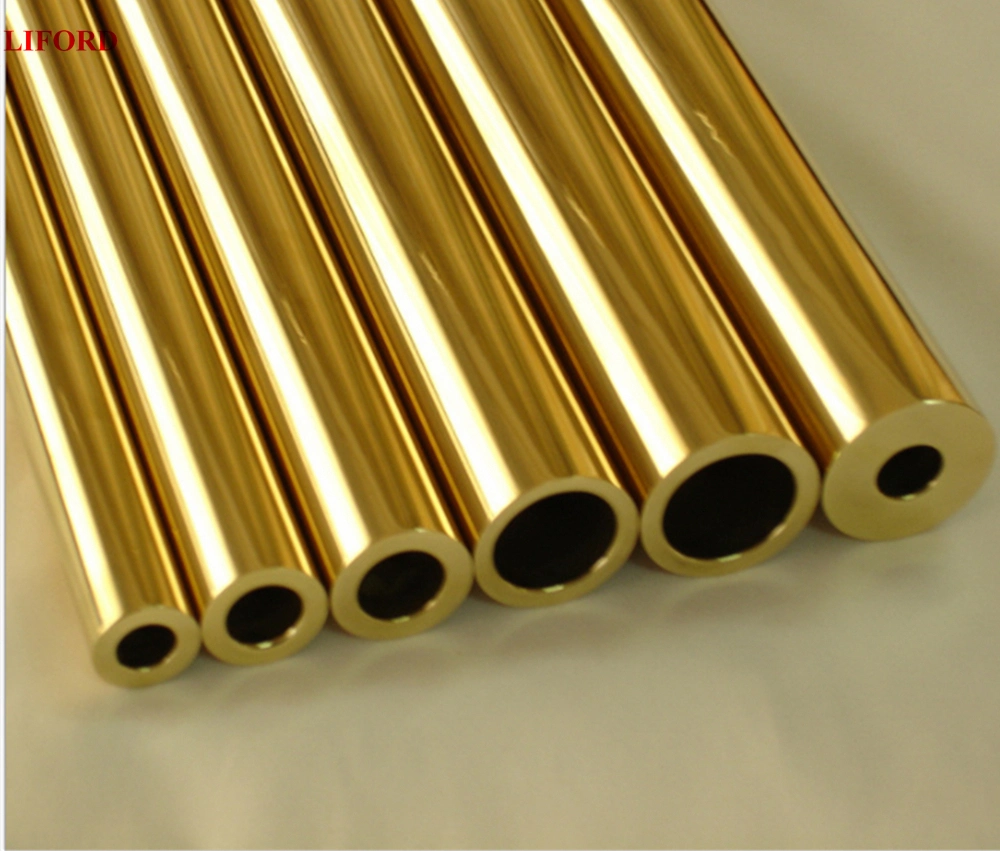 ASTM Customized Seamless C44300 Round Square Admiralty Brass Tube